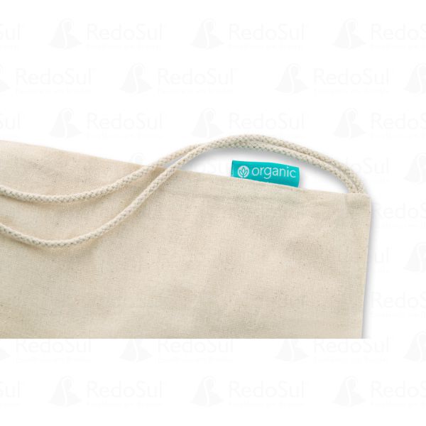 Sacola Mochila em Algodão Personalizada Sacola Mochila em Algodão Personalizada